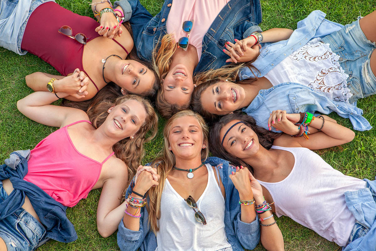 Teen Girls Camping Telegraph